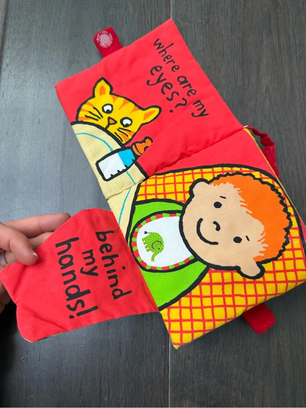 Jellycat soft baby book Where’s my belly button